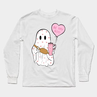 Be My Boo Valentine's Day Retro Long Sleeve T-Shirt